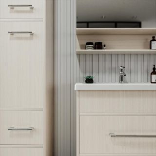 Тумба под раковину Бриклаер Чили 4627125415012 80 см светлая лиственница